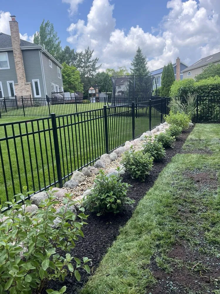 Professional garden landscaping for year-round maintenance in Elmhurst, IL by Ross & Jack's Landscaping