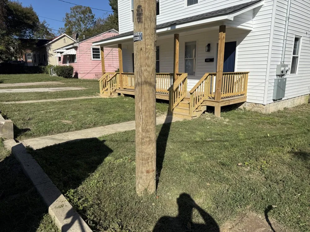 Custom residential landscaping in Moseley, VA by Ross Family Lawn Care