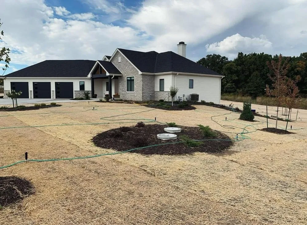 Custom outdoor landscaping with custom design across Caledonia, WI - Ross Landcare