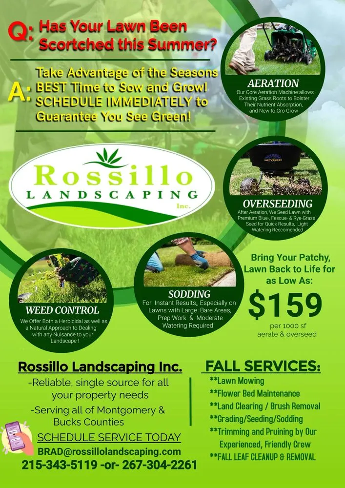 Professional residential landscaping in Warrington, PA by Rossillo Landscaping