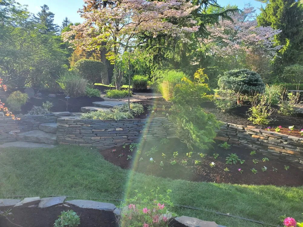 Expert lawn mowing service in Warrington, PA by Rossillo Landscaping