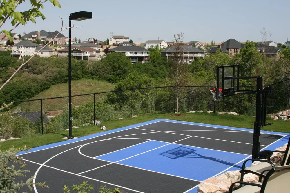 Custom landscape installation in Draper, UT by Roth Landscape Services