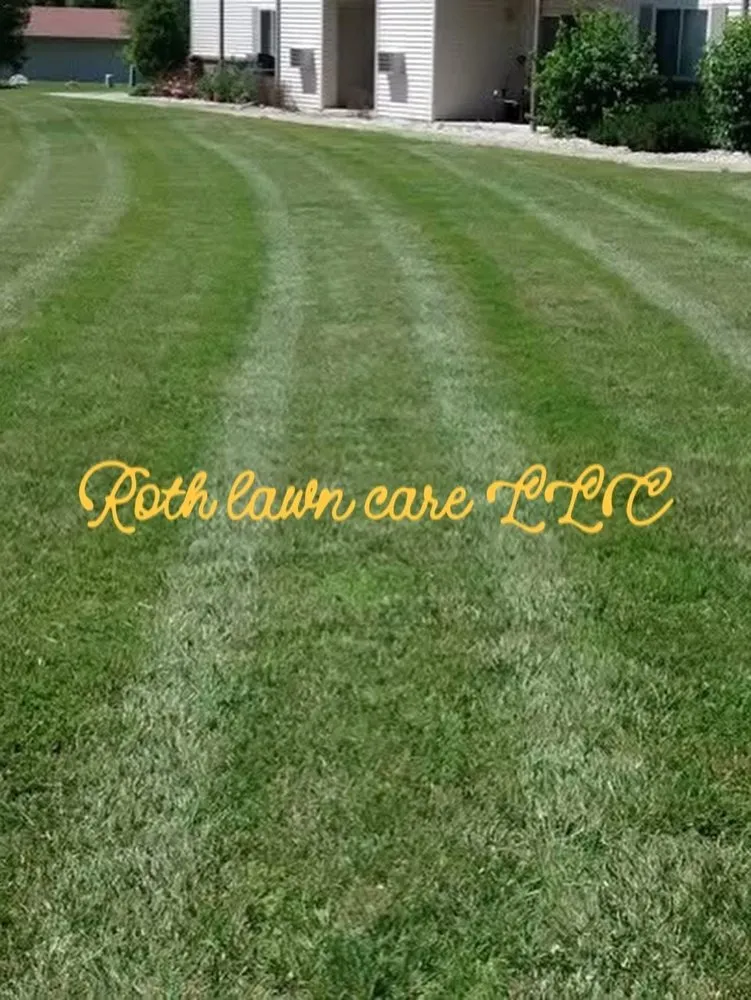 Expert lawn mowing service in Janesville, WI by Roth Lawn Care