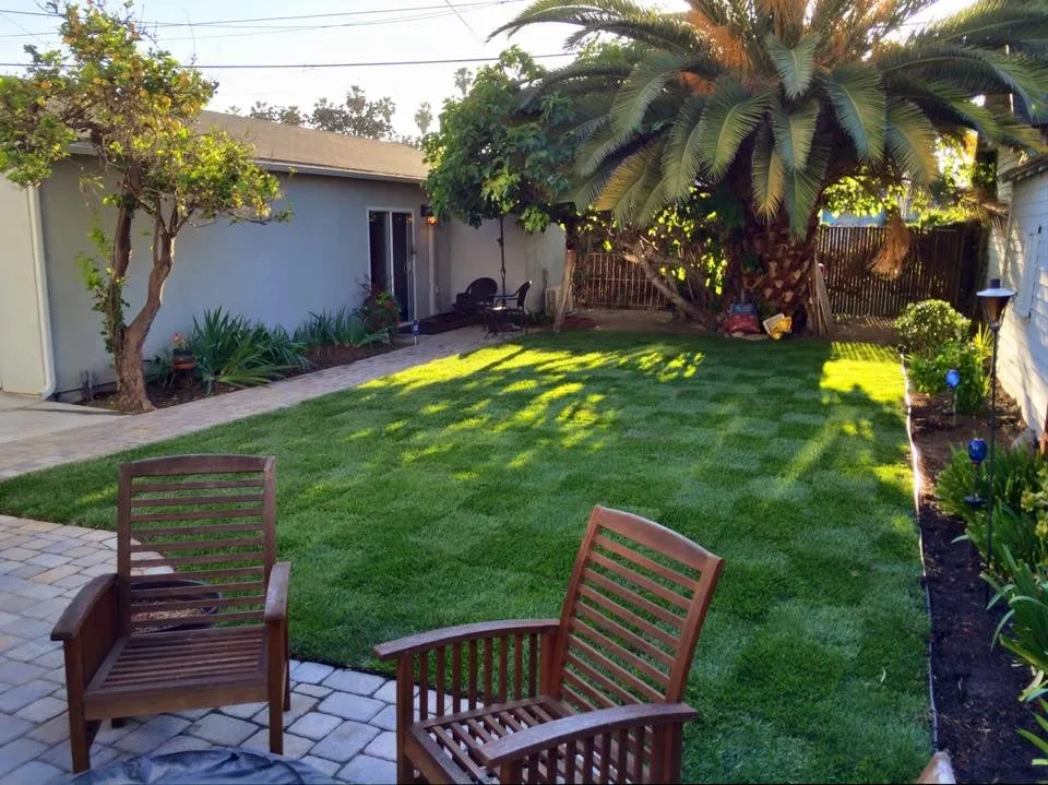 Professional landscape installation in Santa Monica, CA by RotoTillerGuy
