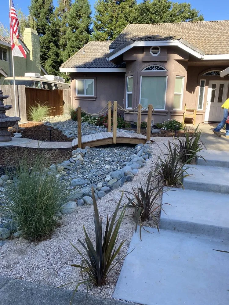 Custom landscape design in Yuba City, CA - Rough Cut Lawn Care and Landscaping