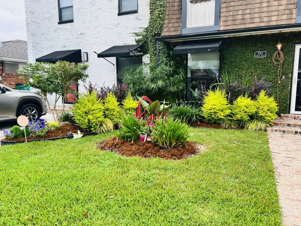 Professional landscape installation in Metairie, LA by Rouses Tree & Landscaping Services