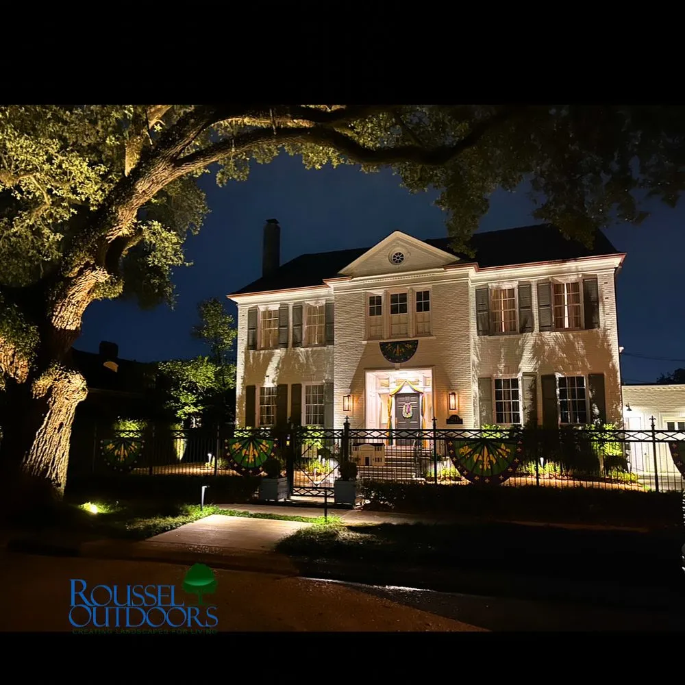 Local landscape installation in Harahan, LA - Roussel Outdoors