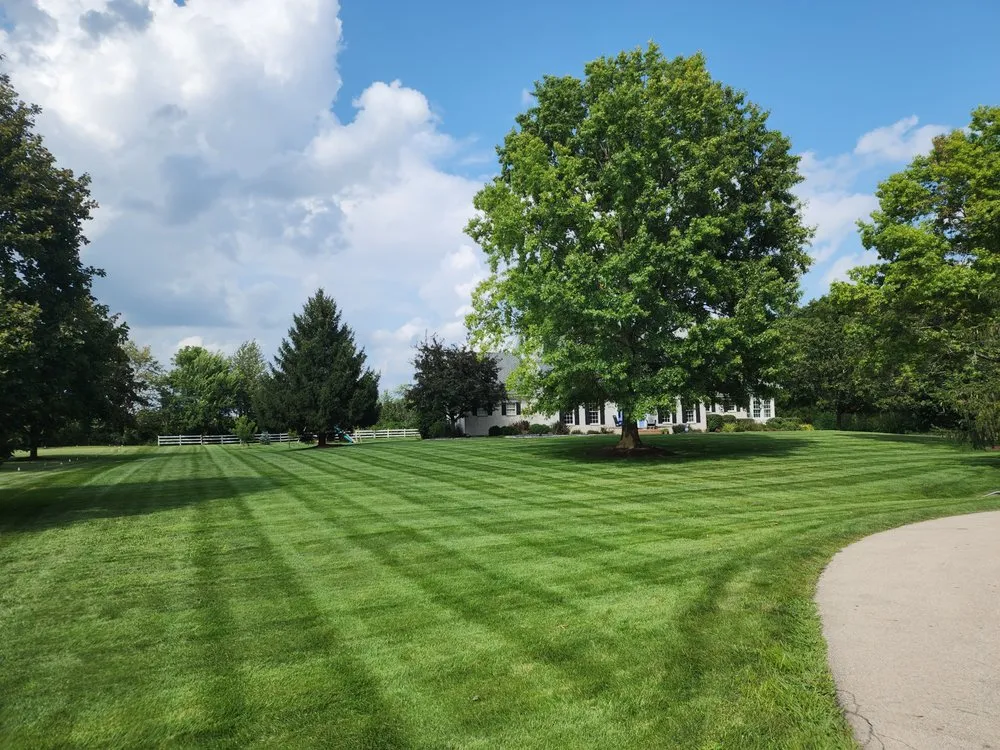 Custom lawn mowing service in Yorkville, IL by Rovak Turf