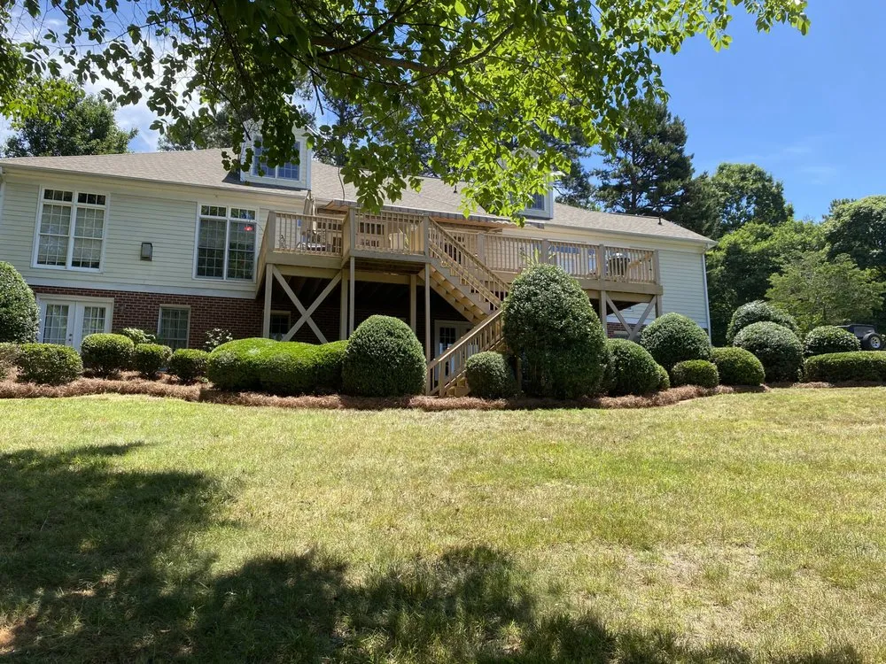 Local lawn mowing service for year-round maintenance in Mooresville, NC by Rowan-Iredell Landscaping