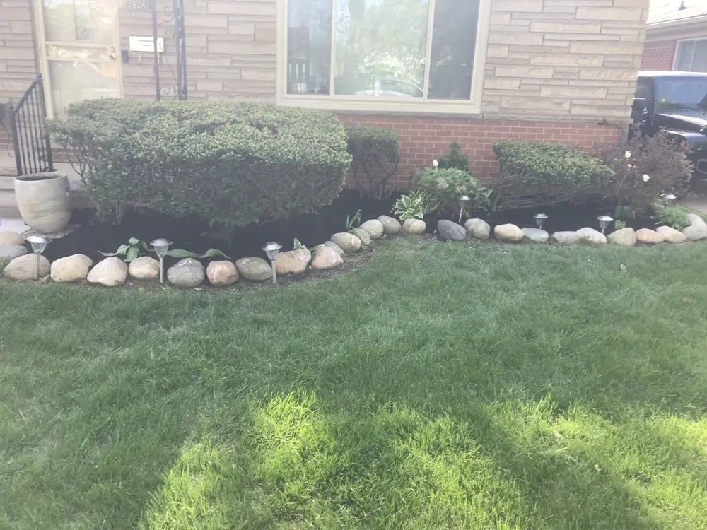 Expert landscape installation for beautiful yards in Oak Park, MI by Rowe's Nurturing Estates