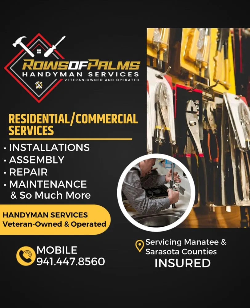 Professional yard maintenance in Riverview, FL - RowsofPalms Handyman & Lawncare Services