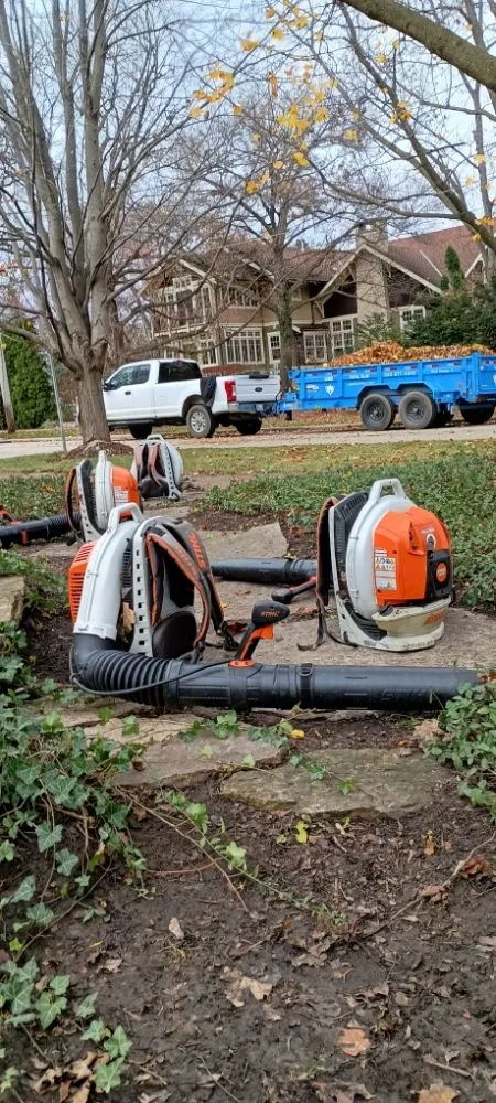 Professional landscape installation in West Chicago, IL by Royal Blue Landscaping