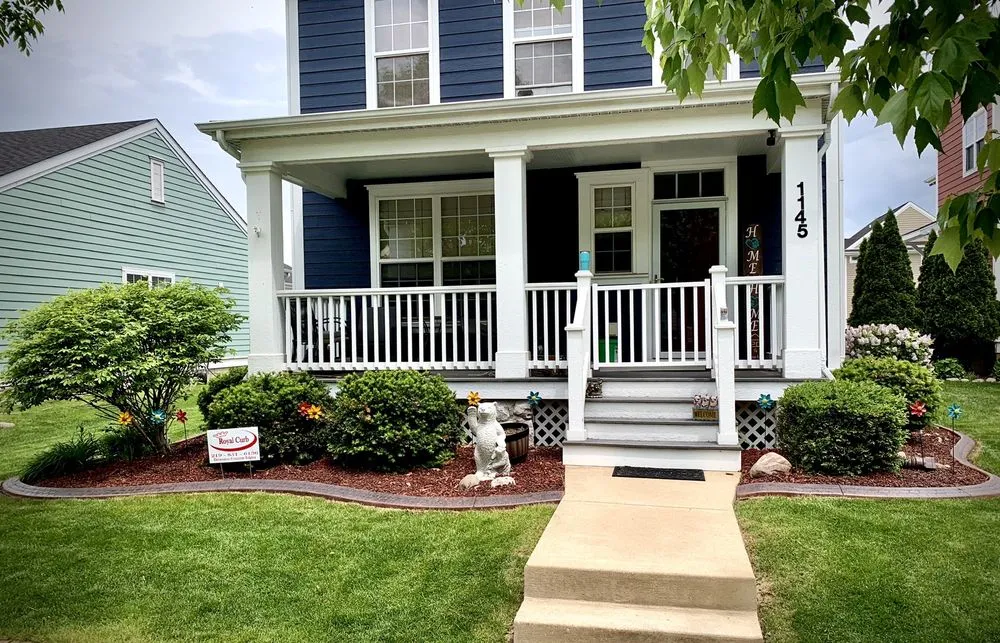 Local lawn mowing service for beautiful yards in La Porte, IN by Royal Curb