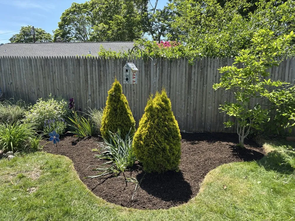 Affordable lawn mowing service with custom design in Warren, RI by Royal Gardens Landscape & Design