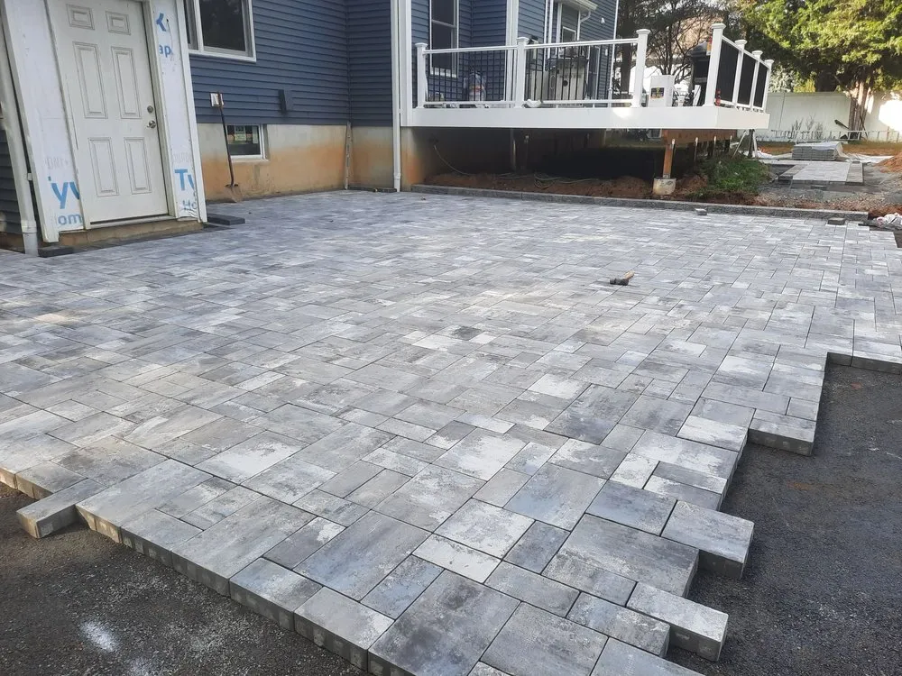 Custom lawn mowing service with custom design in Bound Brook, NJ by Royal Gardens Landscape