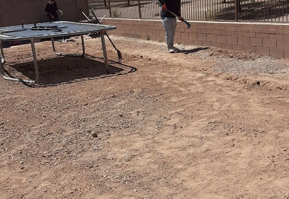 Custom landscape installation for residential properties in Mesa, AZ by Royal Green Landscape