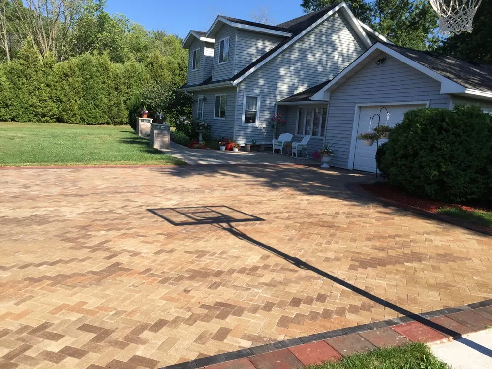 Local landscape installation in Kansasville, WI by Royal Green Sod Farm