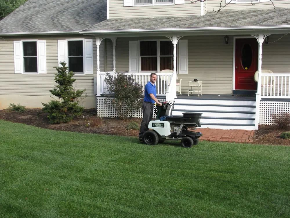 Custom lawn mowing service in Frederick, MD by Royal Greens