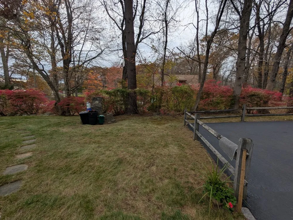 Custom landscape installation in Grafton, MA by Royal Greens