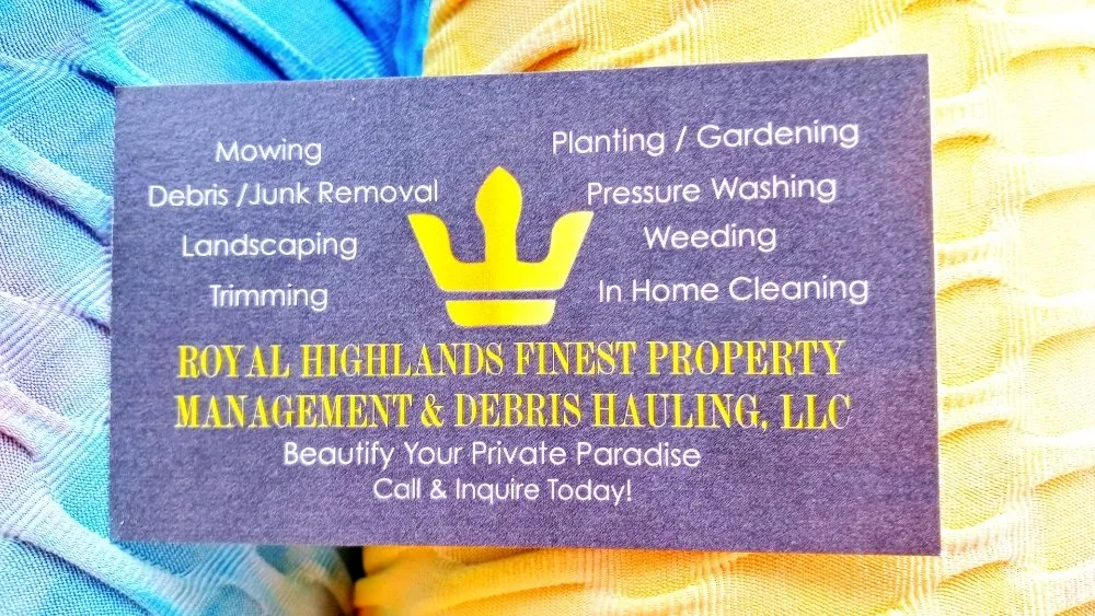 Affordable yard cleanup service experts serving Brooksville, FL - Royal Highlands Finest Property Management & Debri Hauling