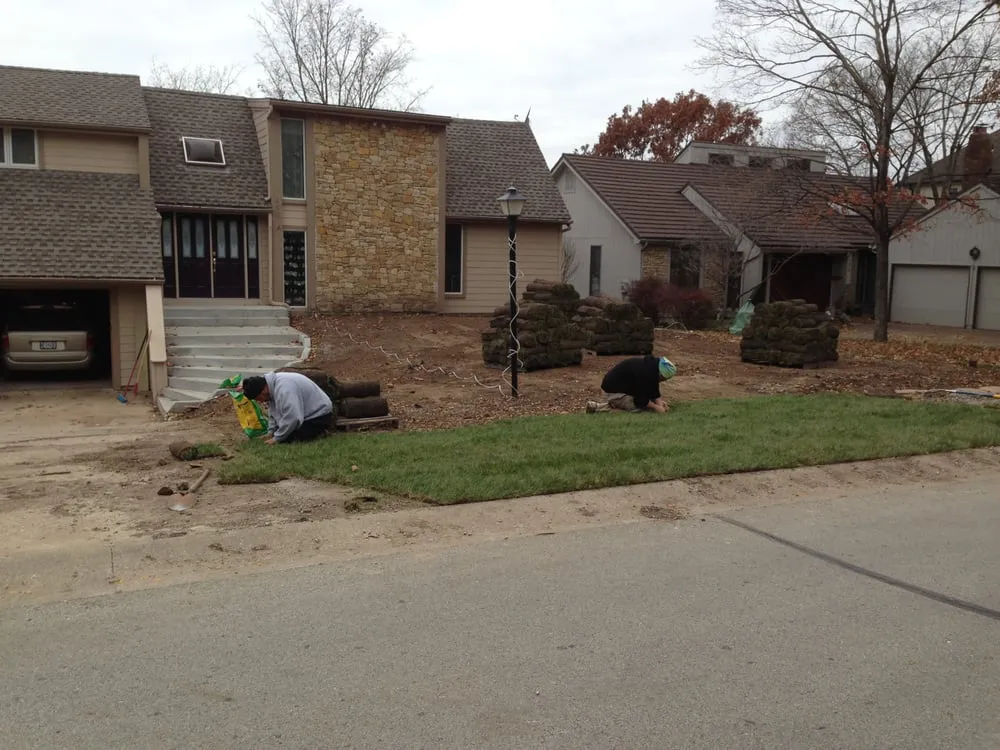 Expert residential landscaping with custom design across Grain Valley, MO - Royal Lawn Service