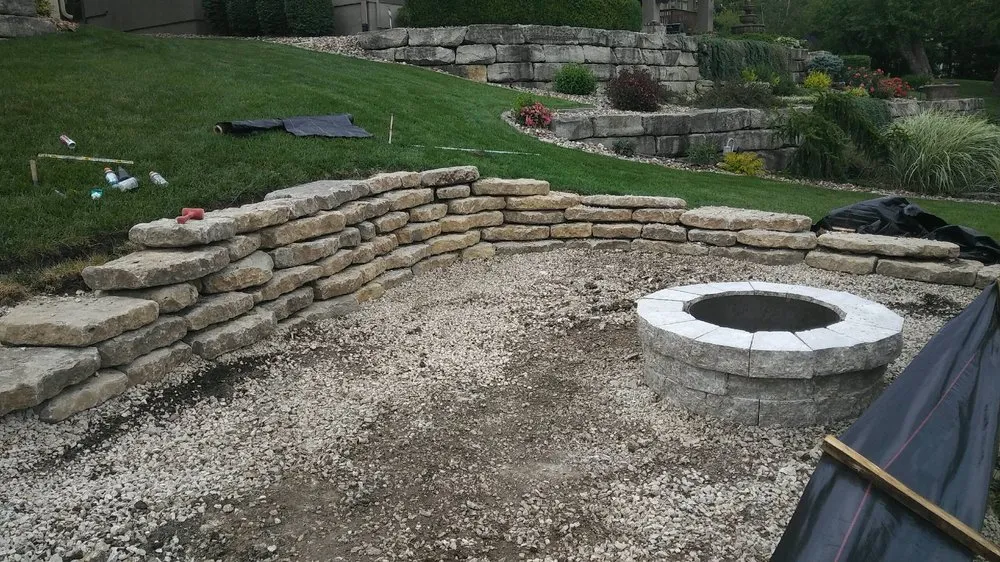 Affordable landscape installation in Grain Valley, MO by Royal Lawn Service