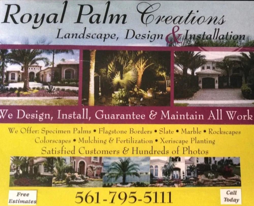 Local residential landscaping in West Palm Beach, FL - Royal Palm Creations, Inc