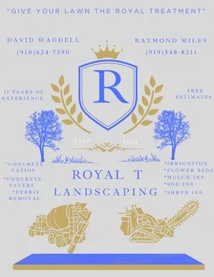 Royal T Landscaping Logo