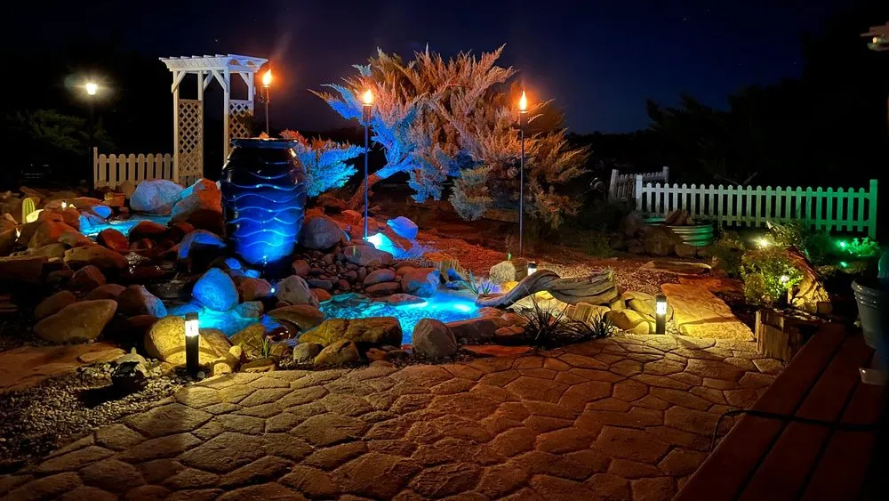 Custom landscaping services in Snowflake, AZ by Royal Water Gardens