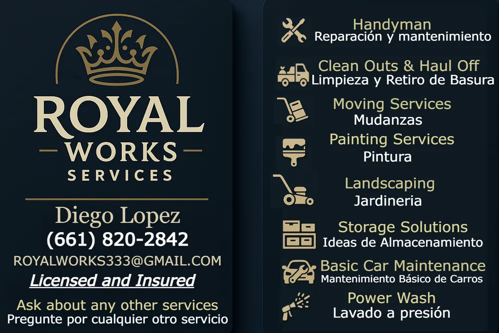 Professional residential landscaping in Bakersfield, CA - Royal Works Services