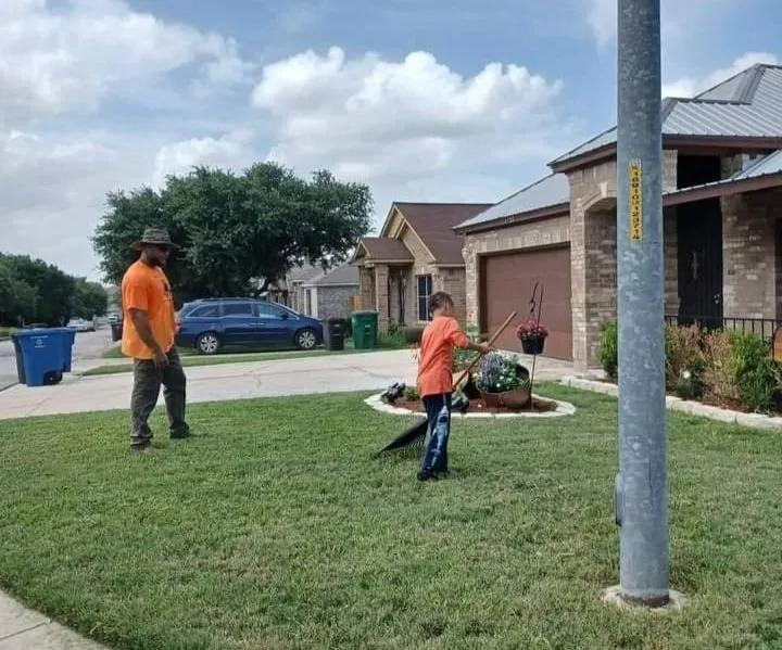Professional yard maintenance in Converse, TX by Royalty Legacy Lawn Service and Landscaping
