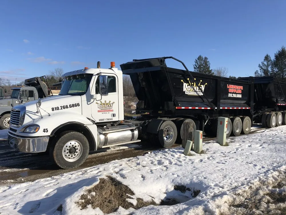 Expert landscape design in Byron, MI by Royalty Services