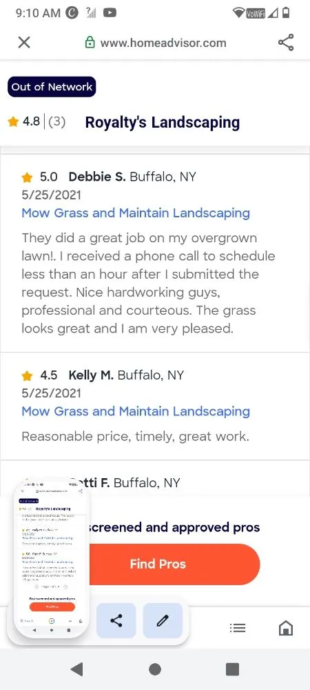 Custom lawn mowing service in Buffalo, NY by Royalty’s Landscaping