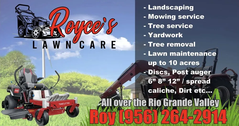 Trusted landscape design in Harlingen, TX - Royce's Lawn Care