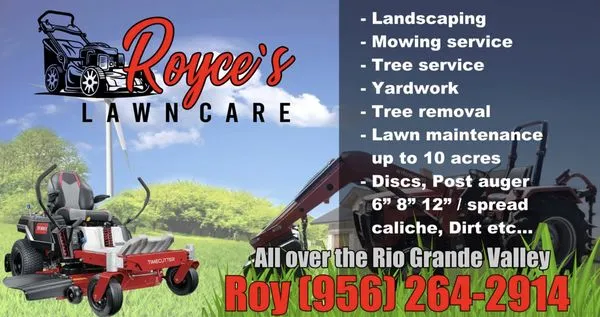Royce's Lawn Care Logo