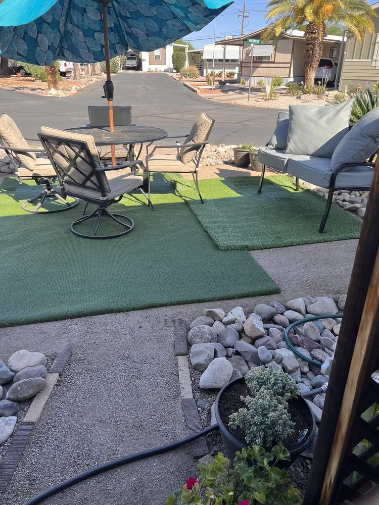 Trusted lawn mowing service in Tucson, AZ by Rozet Landscape Design