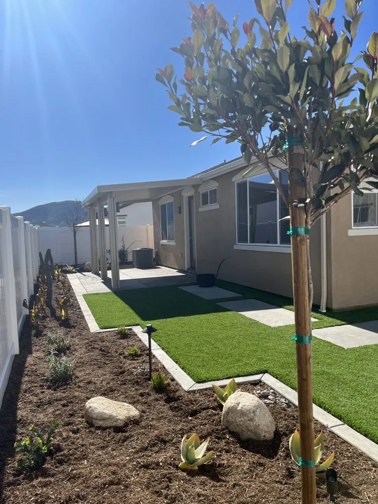 Professional yard cleanup service in Menifee, CA by RP Landscape Construction