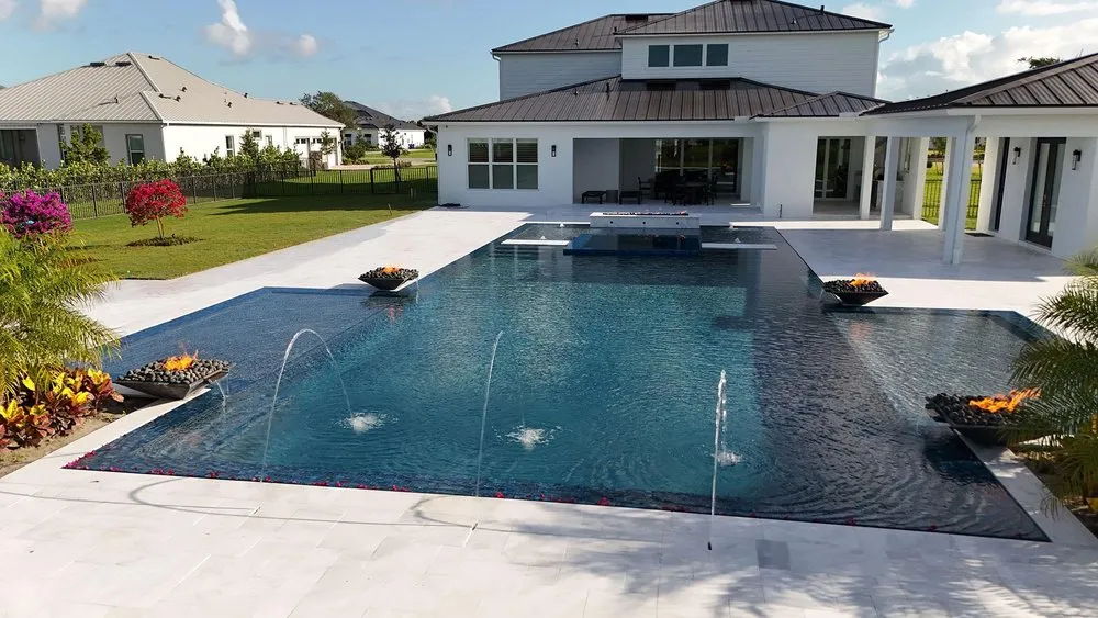 Trusted outdoor landscaping with custom design in West Palm Beach, FL by RPD Custom Pools