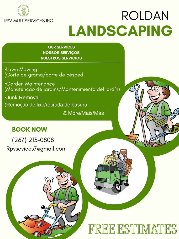Affordable landscape design in Philadelphia, PA by RPV Multiservices