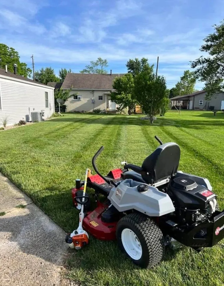Professional lawn mowing service in Upper Arlington, OH by R&R Construction and Remolding