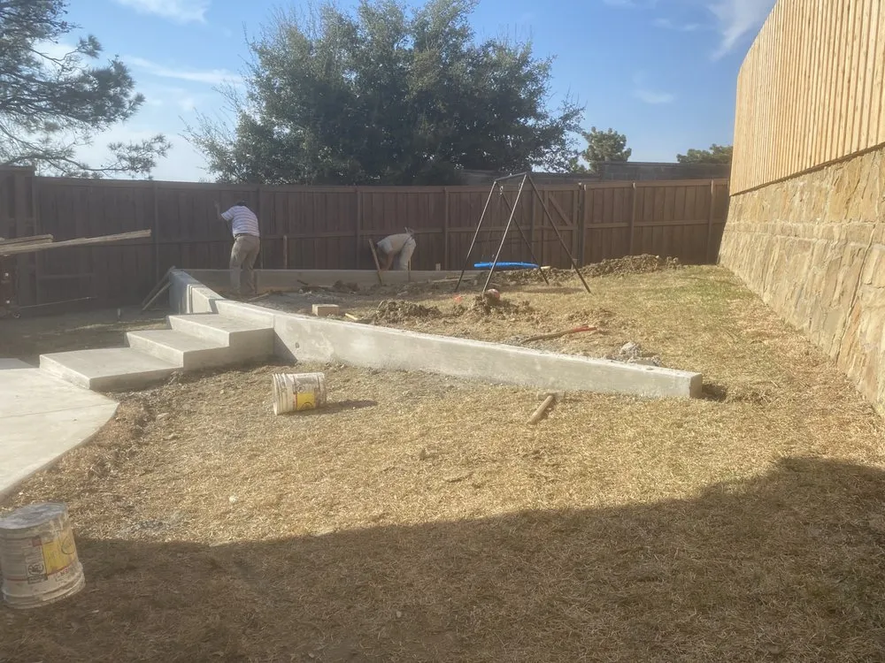 Custom landscaping services for residential properties in Dallas, TX by R&R Innovation Contracting