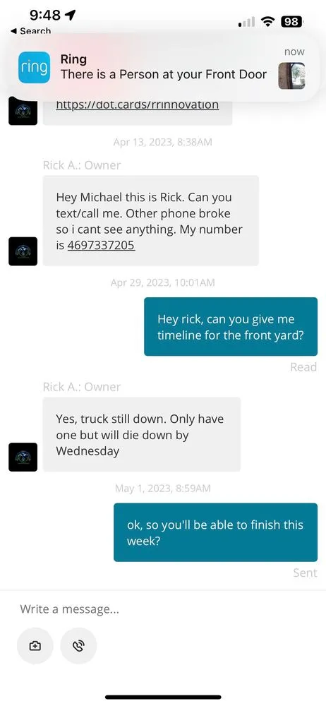 Reliable outdoor landscaping for residential properties in Dallas, TX by R&R Innovation Contracting