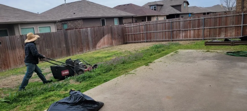 Professional lawn mowing service for residential properties across Fort Worth, TX - R&R Landscape & Concrete