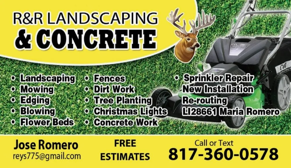 Local residential landscaping in Fort Worth, TX by R&R Landscape & Concrete