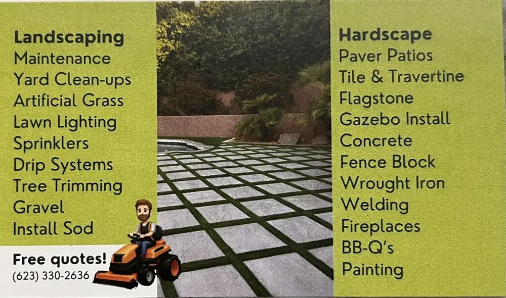 Custom yard cleanup service in Phoenix, AZ by R&R Landscaping and Outdoor Design