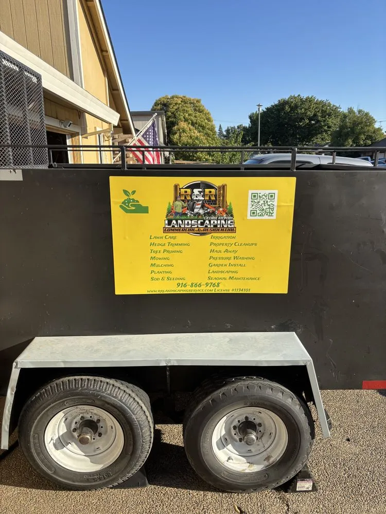 Custom landscape installation in Sacramento, CA - R&R Landscaping