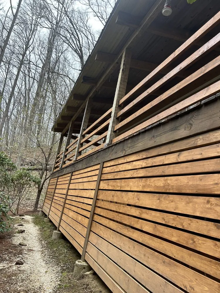 Custom residential landscaping in Marshall, NC by R&R Outdoor Works