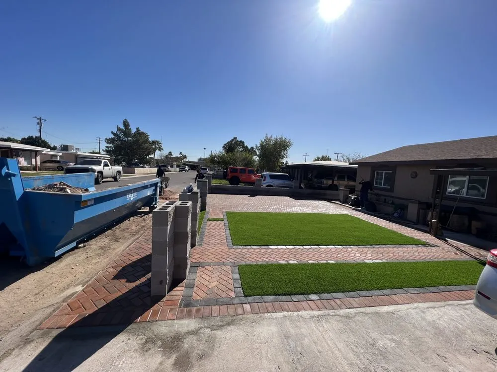 Professional garden landscaping for homes in Gilroy, CA by RR PAVERS landscaping