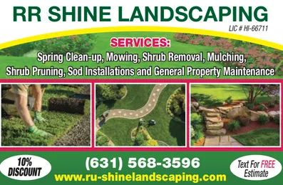 Reliable outdoor landscaping in Coram, NY by RR Shine Landscaping