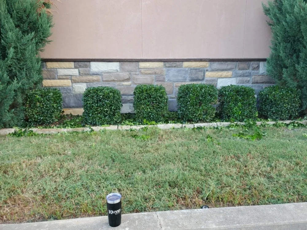 Custom landscape installation for outdoor upgrades in Grove, OK by RRR Lawns